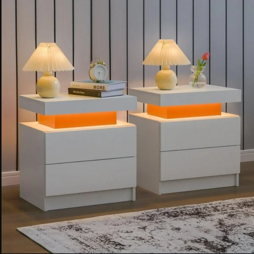 Veloria Intelligent Nightstand – Luxury Bedside Vault with Contactless Smart Lock