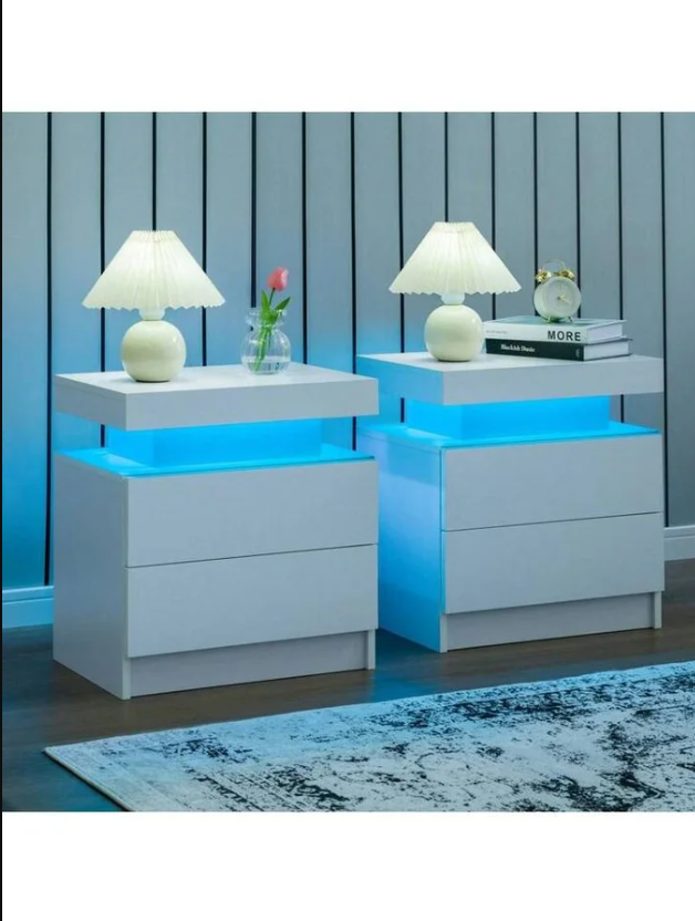 Veloria Intelligent Nightstand – Luxury Bedside Vault with Contactless Smart Lock