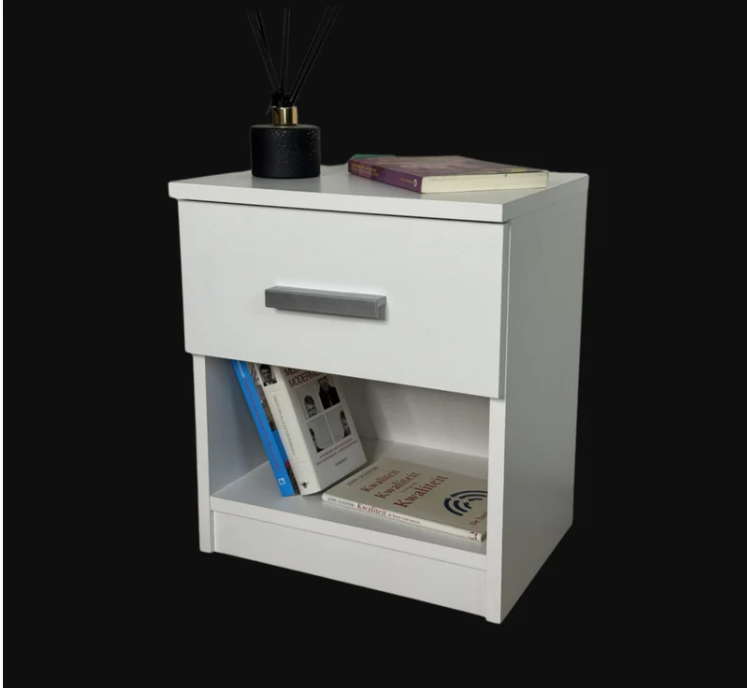 Smart Nightstand with Hidden Security Safe & NFC Access