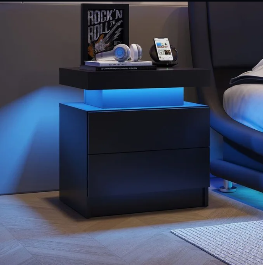 Veloria Intelligent Nightstand – Luxury Bedside Vault with Contactless Smart Lock