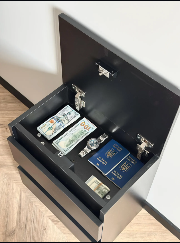 Aura Smart Nightstand 22 – Luxury Bedside Table with Hidden Smart Safe & NFC Access