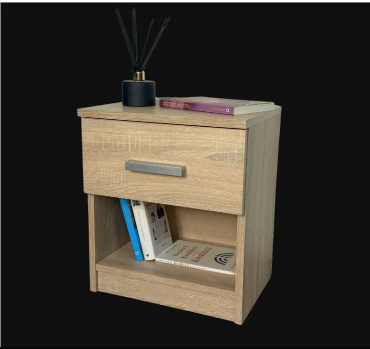 Smart Nightstand with Hidden Security Safe & NFC Access